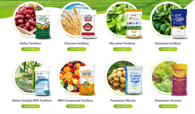 Fertilizzante organico dell'aminoacido più di acido umico del fertilizzante del composto di Dott. Aid NPK 15-15-15 bio-